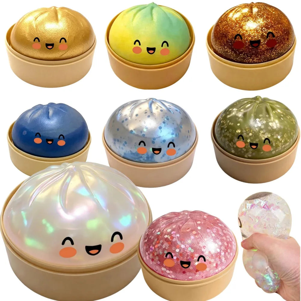 ✨Glitter✨Crystal Dumpling Squishy