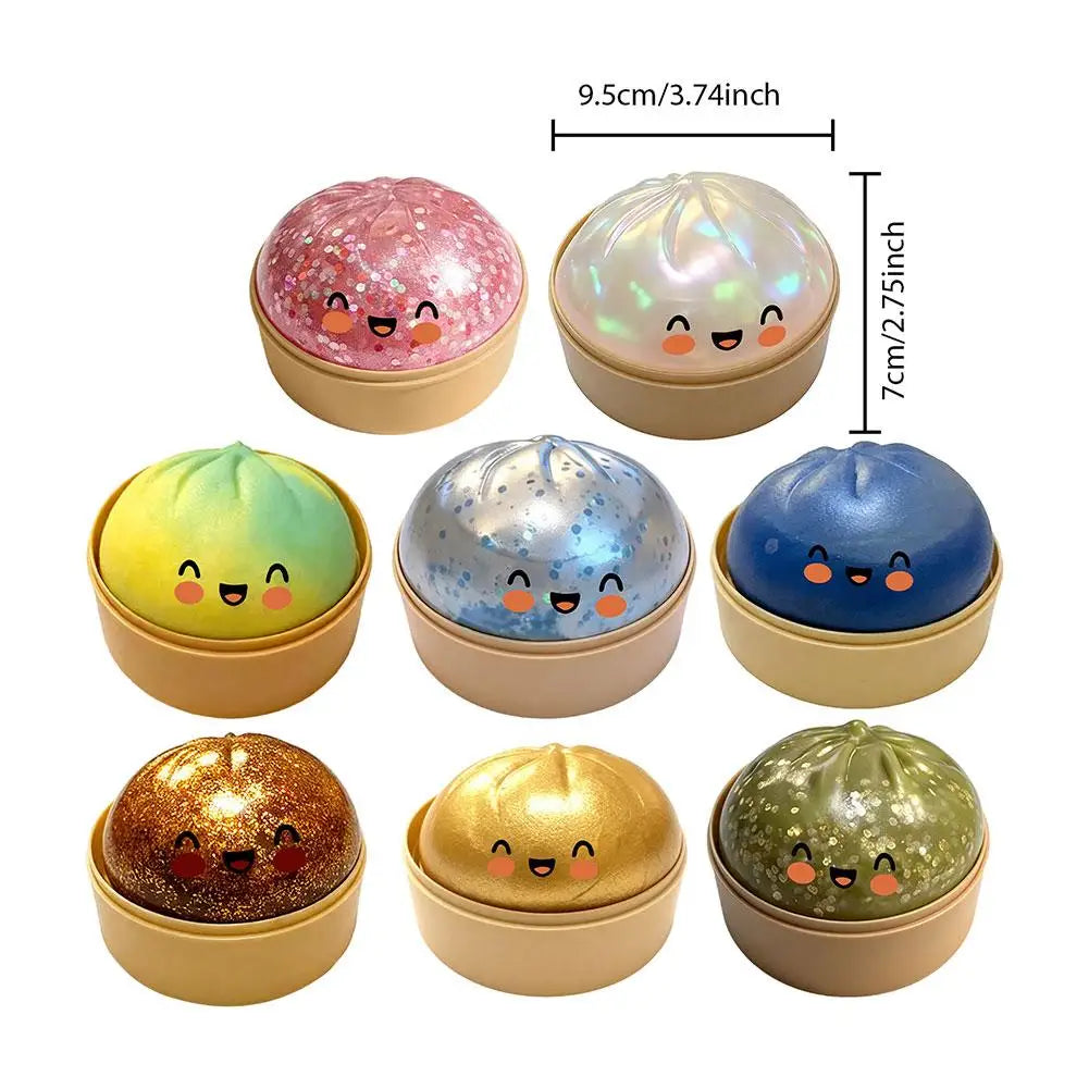 ✨Glitter✨Crystal Dumpling Squishy