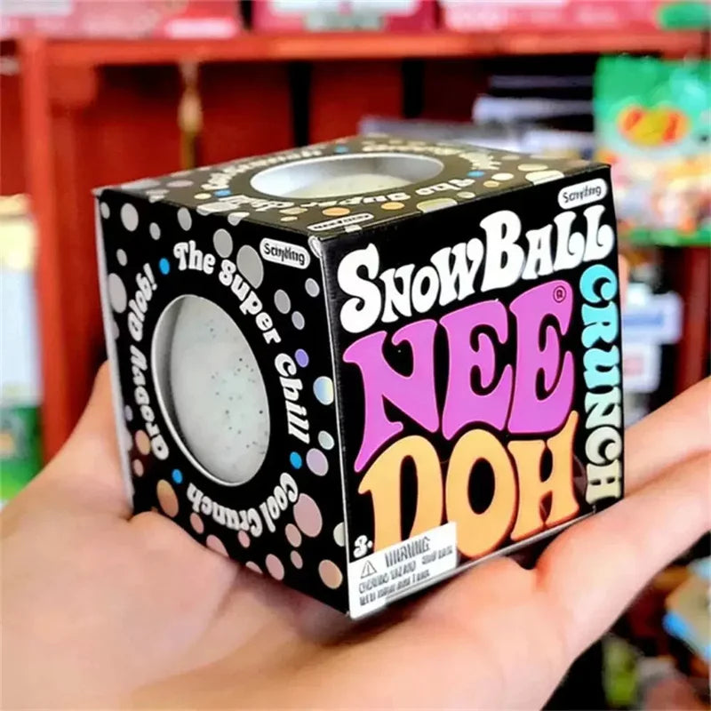 NeeDoh Snow Ball Squeeze Toy 🌨️