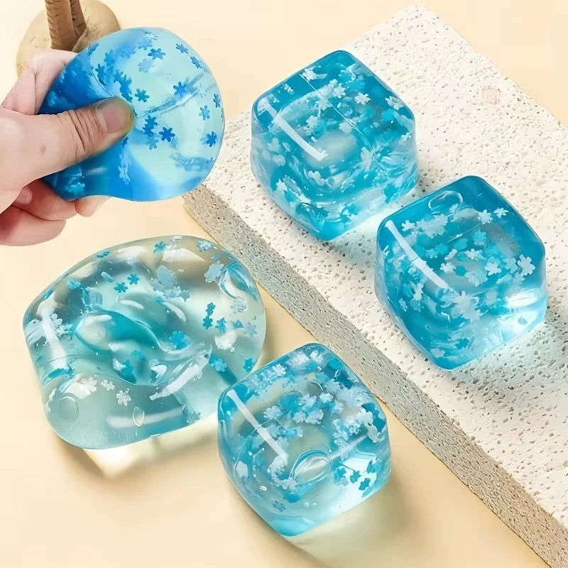 Snowflake Ice Cube Squishy