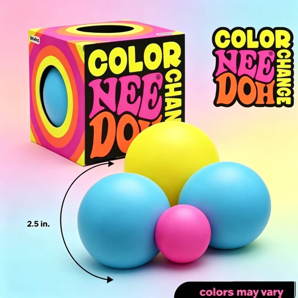 NeeDoh Extrude Color-Change Fidget Squishy | Sensory Stress Ball