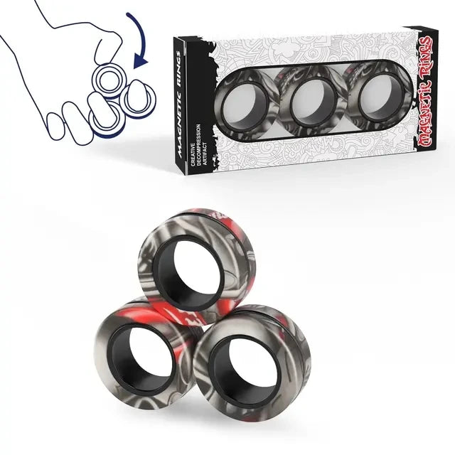 Magnetic Fidget Spinner Rings