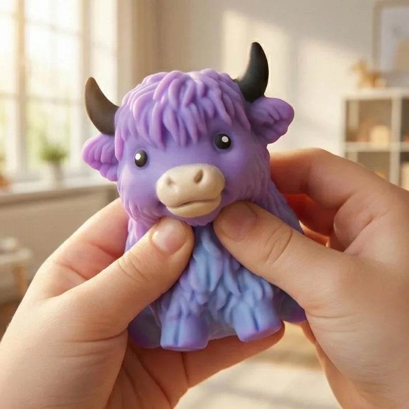 Highland Cow Squishy Sensory Toy