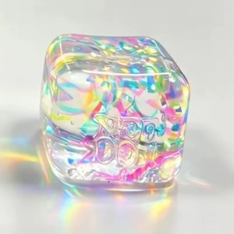 NeeDoh Holographic Ribbon Cube ✨