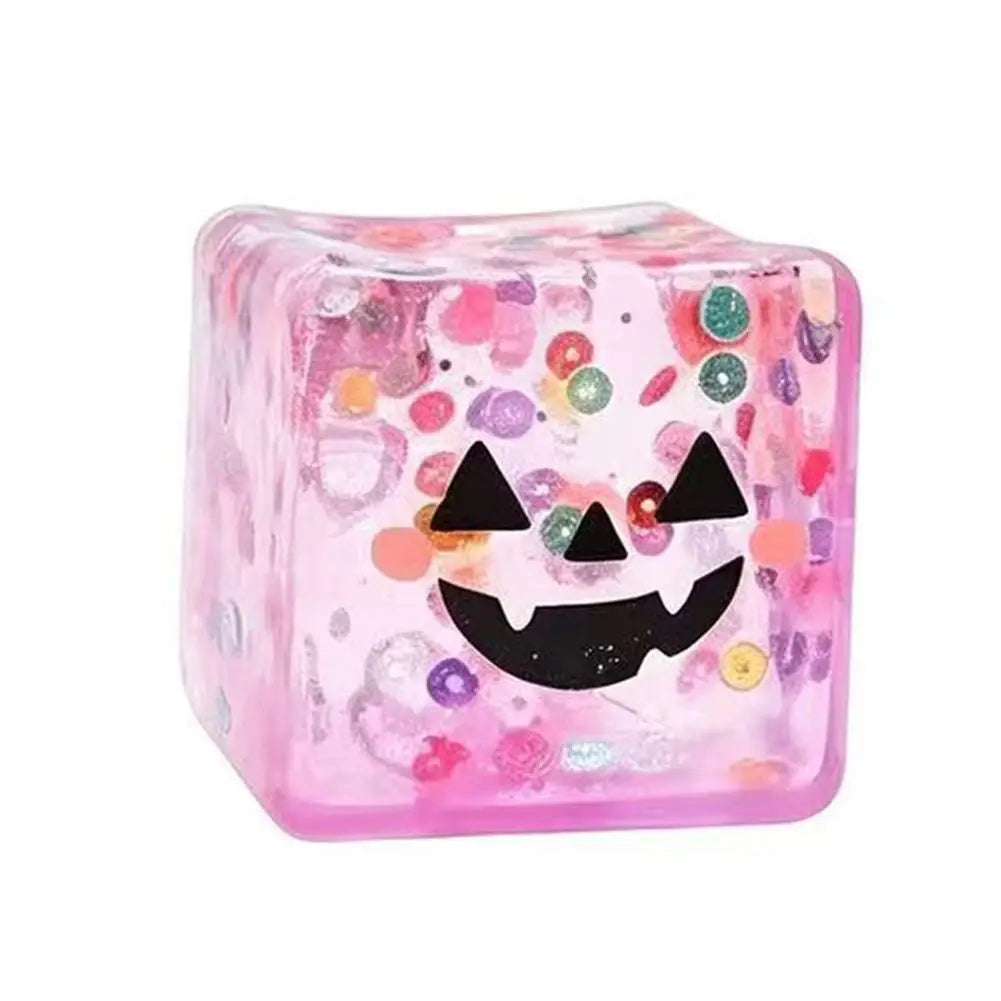 Halloween Squishy Ice Cube Toy | Ghost, Pumpkin & More | Slow Rise Stress Relief🎃