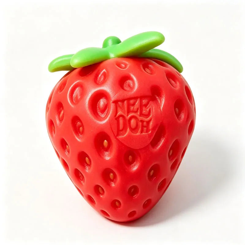 NeeDoh Groovy Fruit Squishy Toy | Banana, Orange & Strawberry