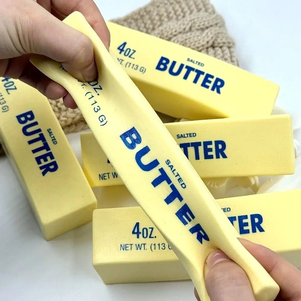 🧀 Cheese, Butter & Chocolate Squishy Set