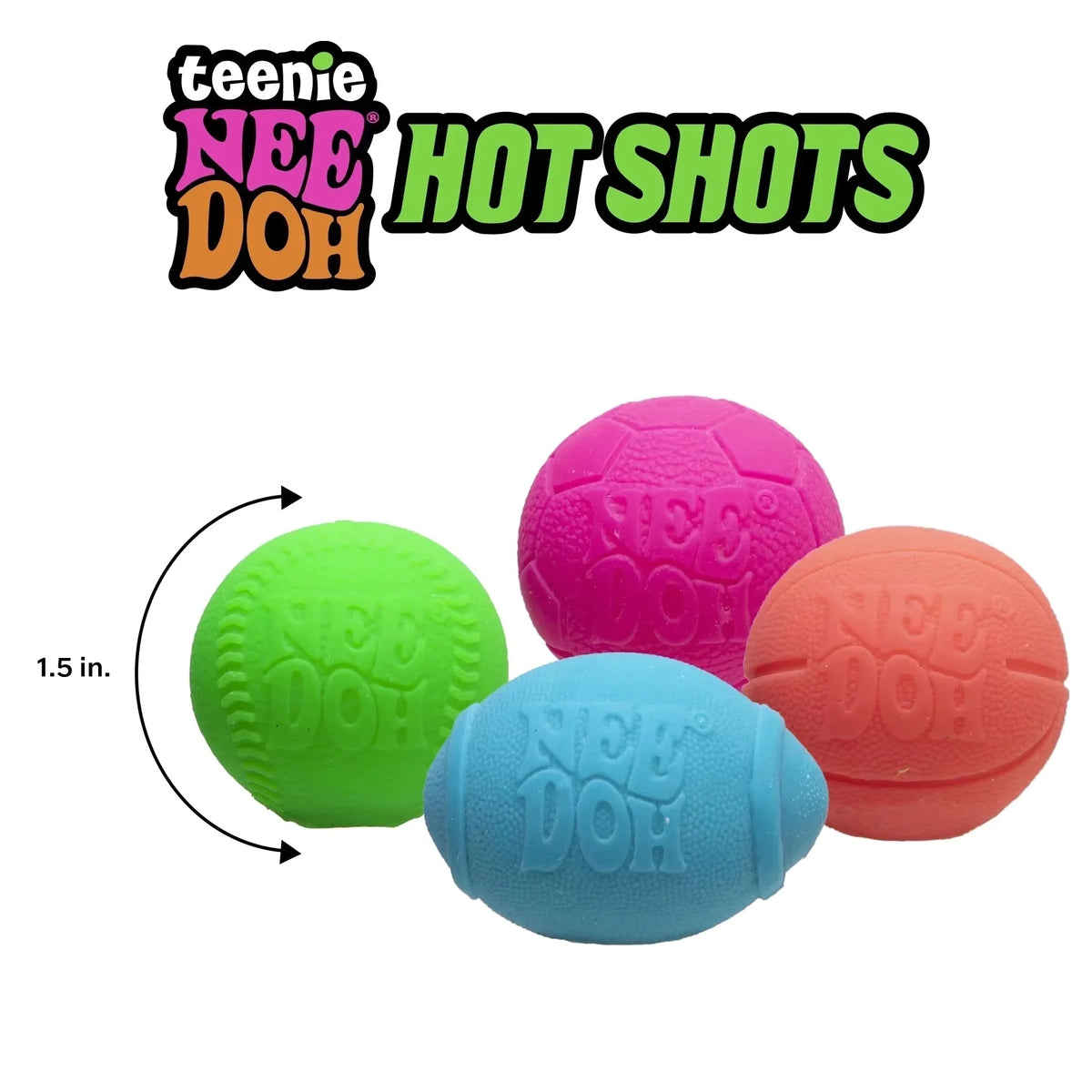 NeeDoh Hot Shots Teenie Stress Ball