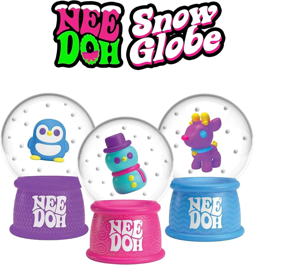 NeeDoh Glitter Snow Globe Inspired Squishy Fidget Toy