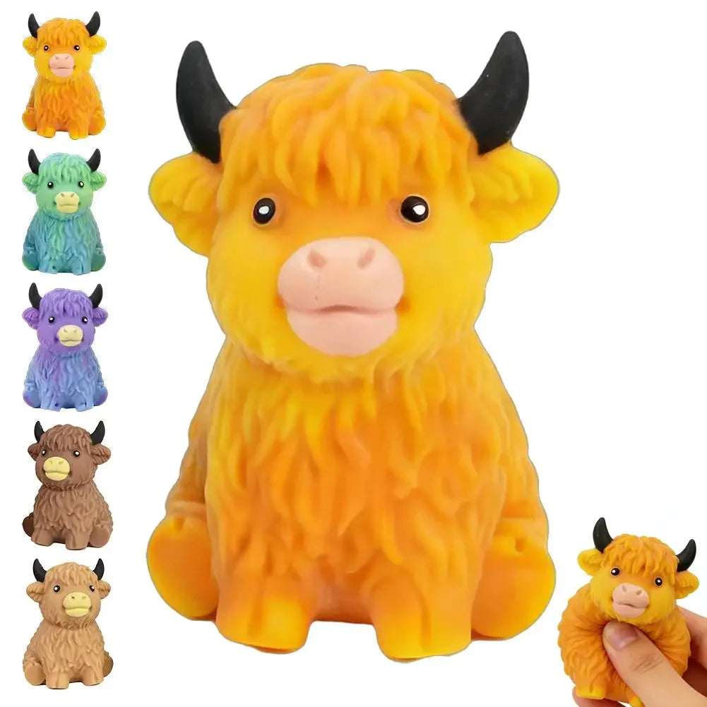 Highland Cow Squishy Sensory Toy