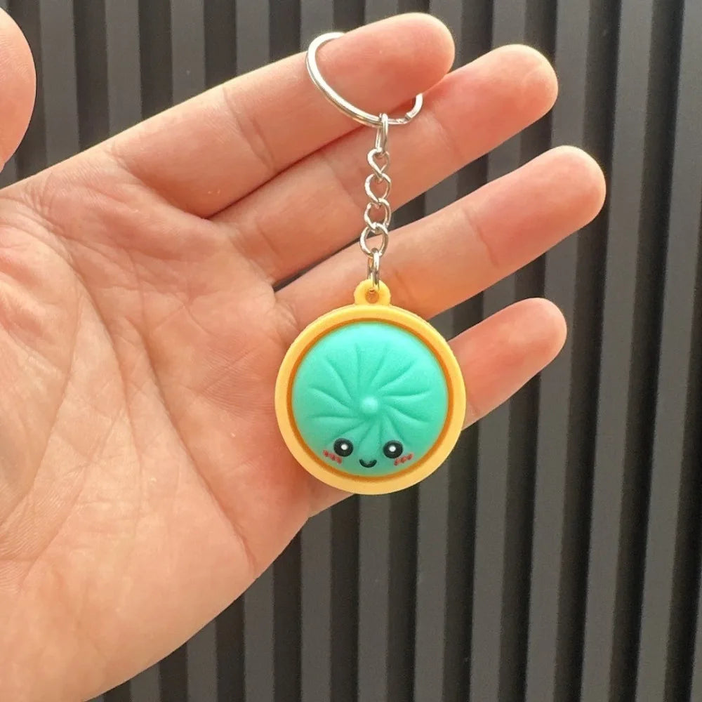 Dumpling Keychain Fidget Clickers (6, 12, 18 or 24 pcs)