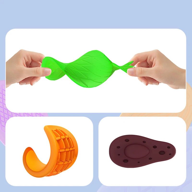 🍑 Sensory Stone Fruit Fidget Set