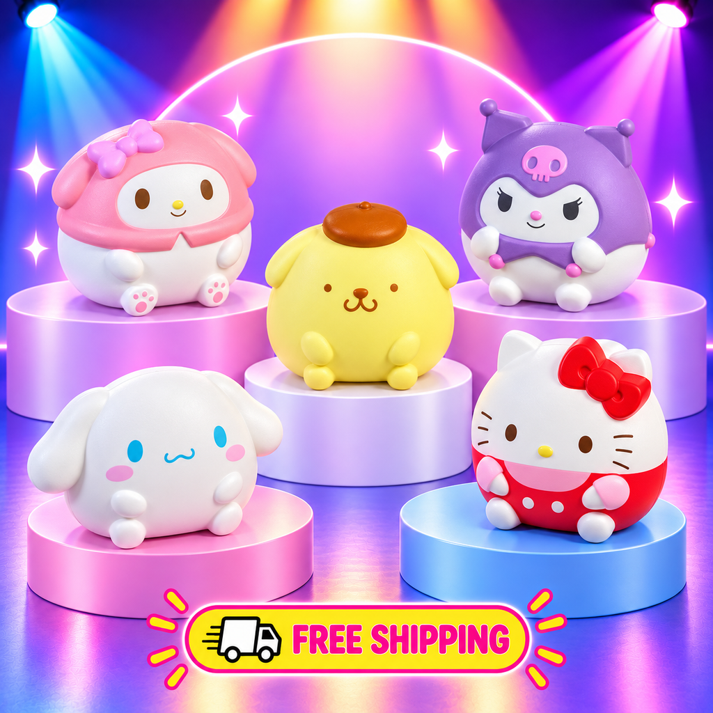 Sanrio Soft Vinyl Squishy Fidget Toy, Random Design