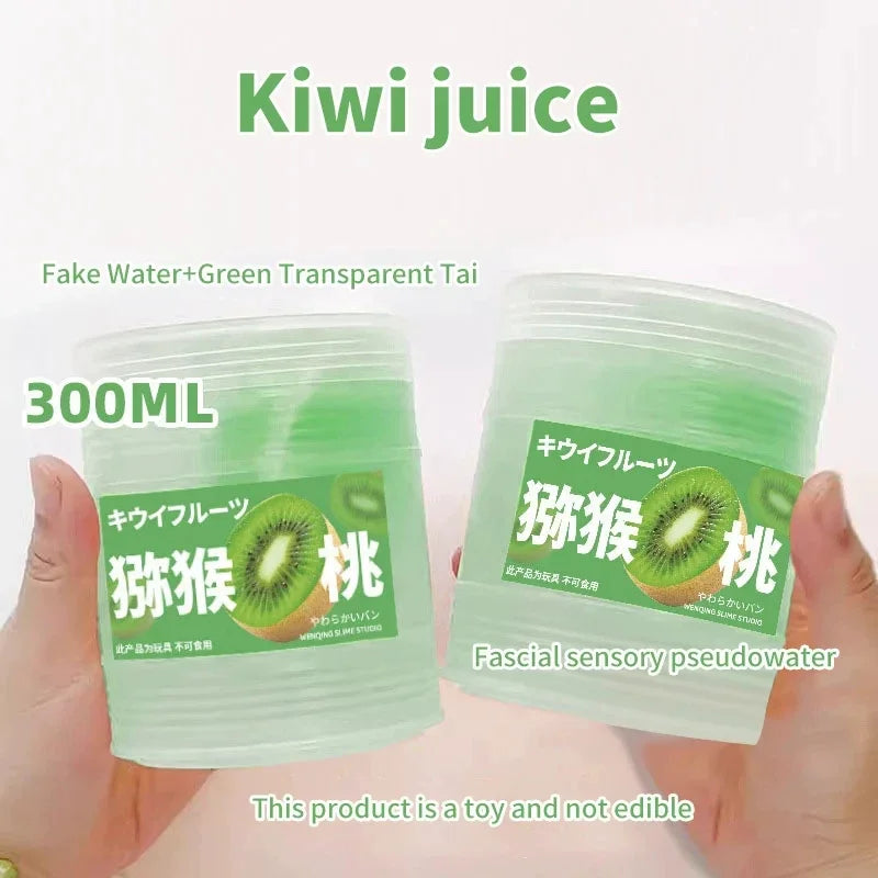 Fruit Juice Scented Clear Slime