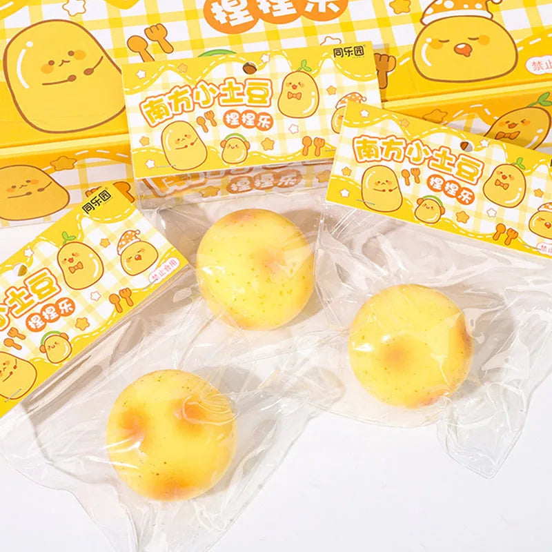 Slow-Rebound Potato Squishy Fidget Toy