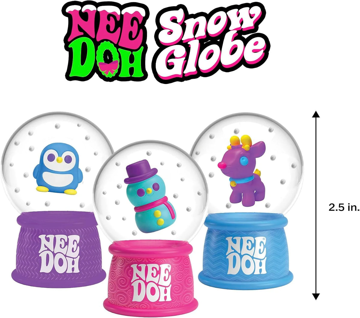 NeeDoh Squish Snow Globe ❄️