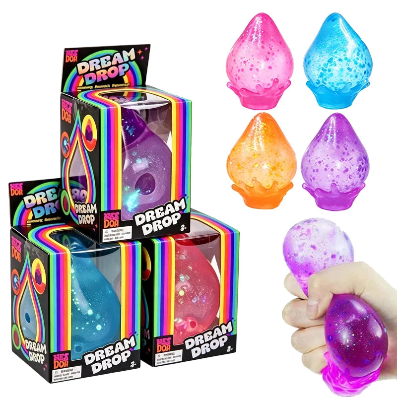 Schylling NeeDoh Dream Drop Raindrop Squishy Sensory Toy — Slow-Rise Anxiety Relief