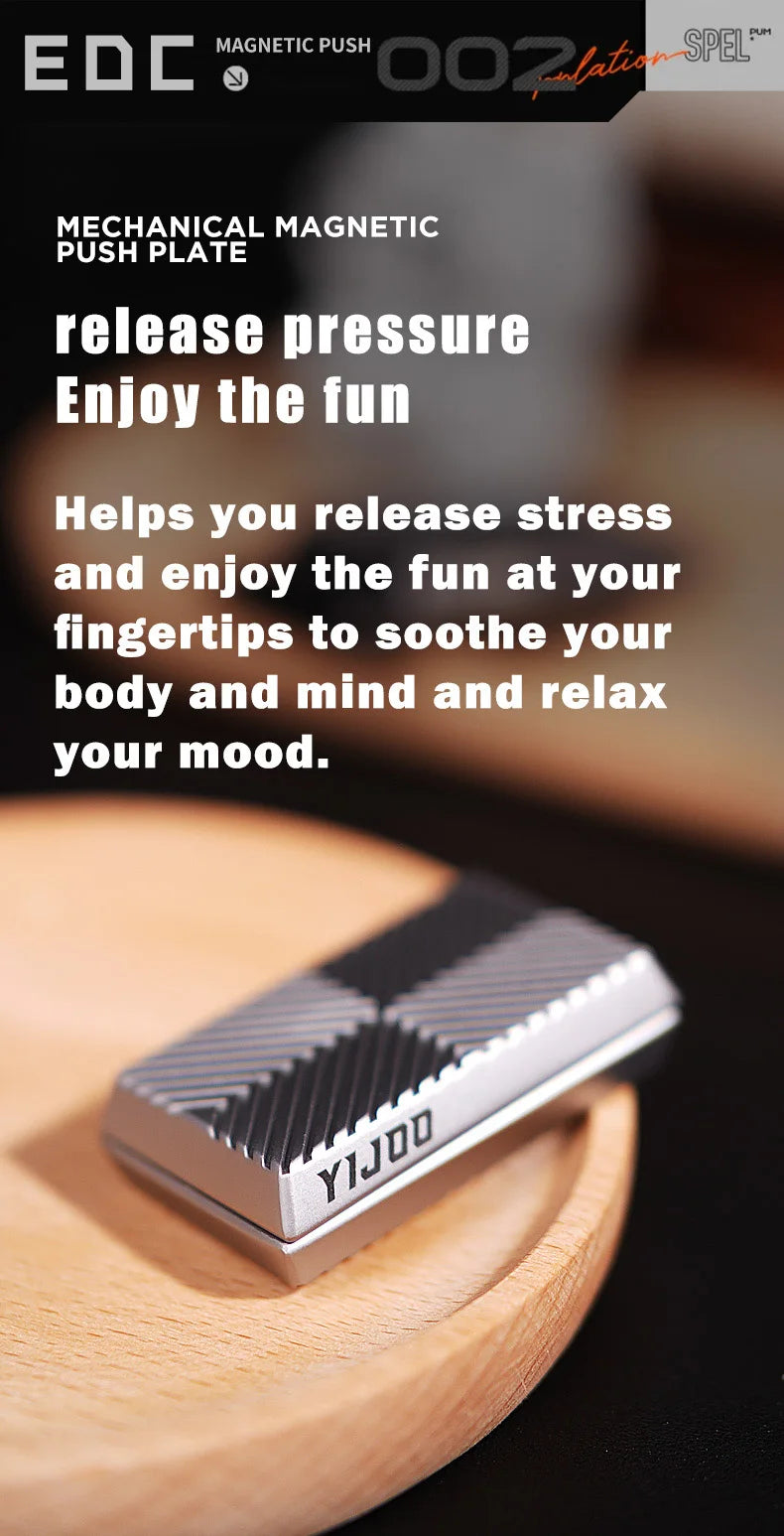 Metal Fingertip Gyroscope Fidget Toy — EDC Stress Relief Spinner for ADHD