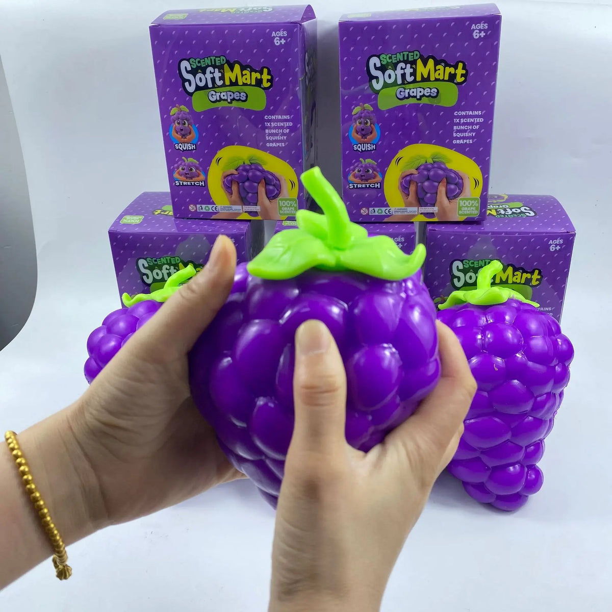 🍇 Jumbo Grape Squishy