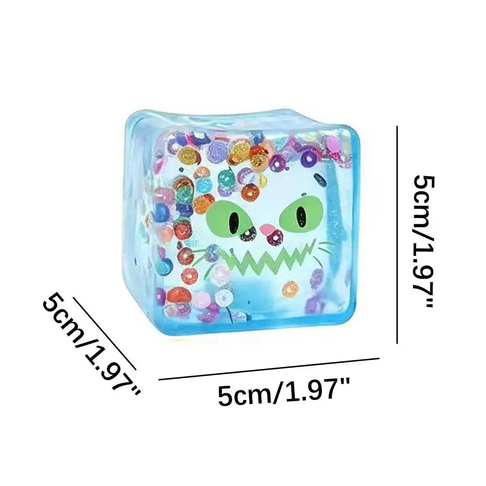 Halloween Squishy Ice Cube Toy | Ghost, Pumpkin & More | Slow Rise Stress Relief🎃
