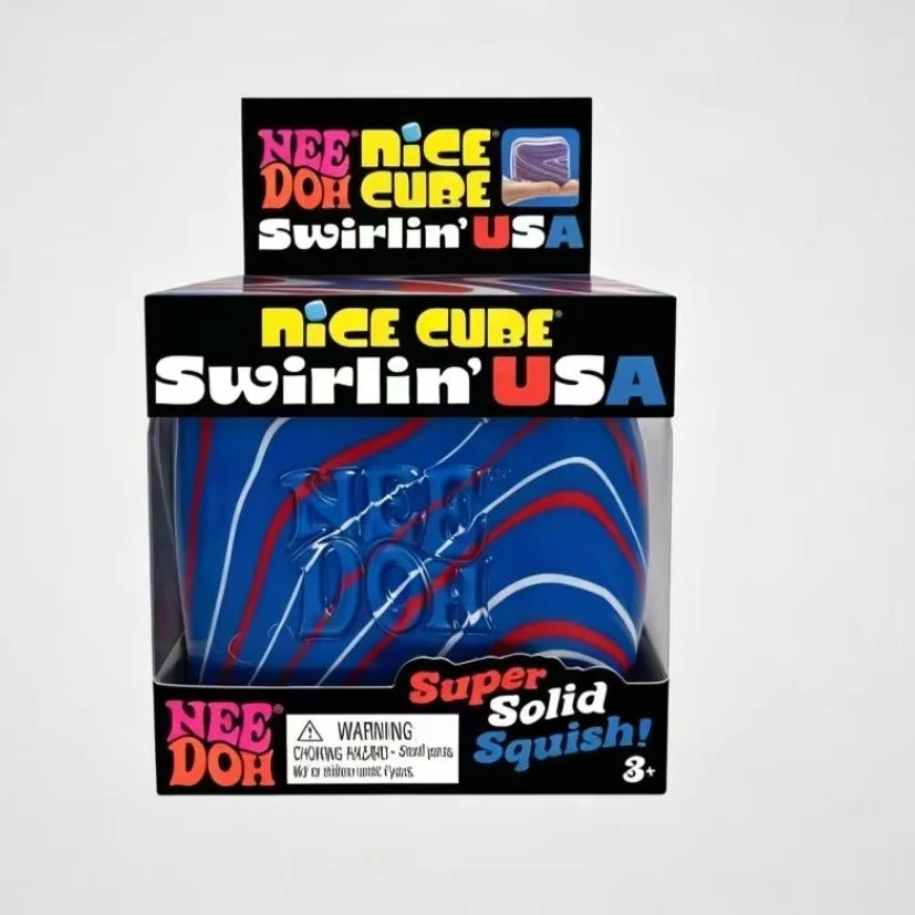 NeeDoh Nice Cube Swirlin’ USA Limited Edition