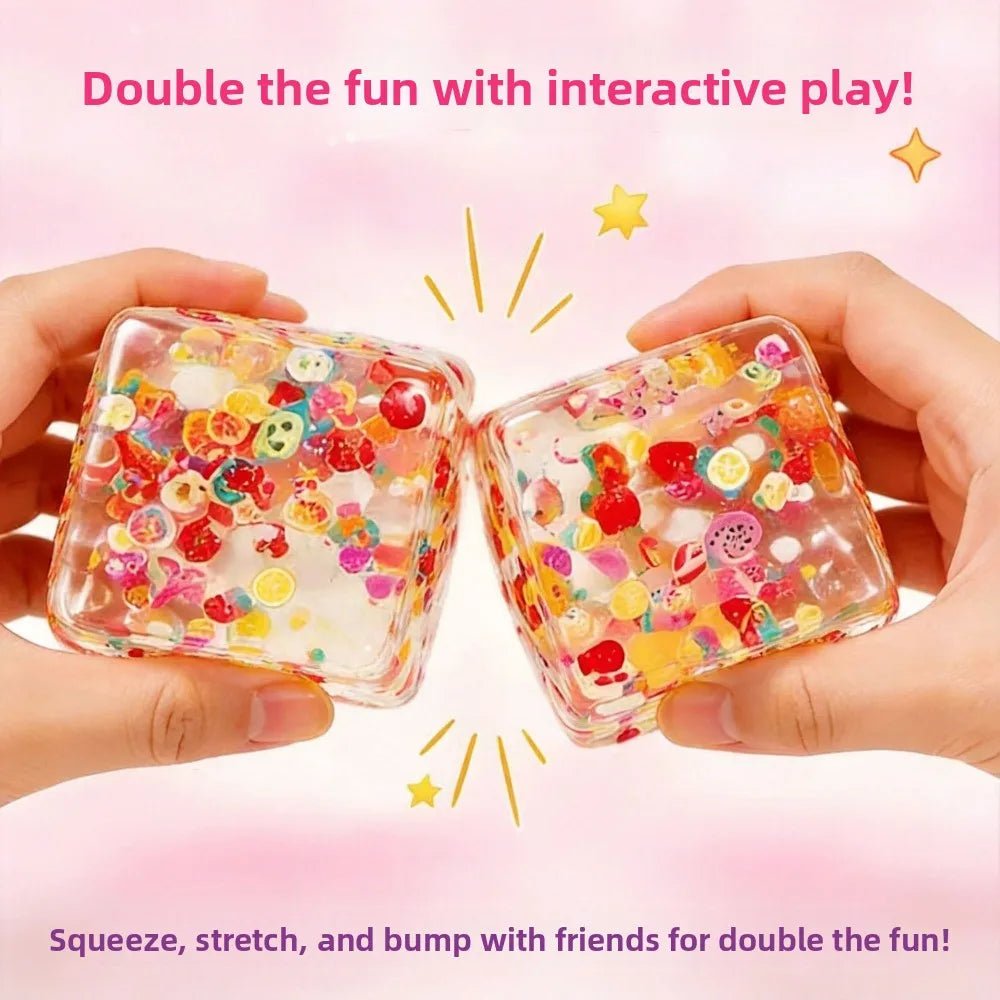 🧊Fruit Squishy  Cube