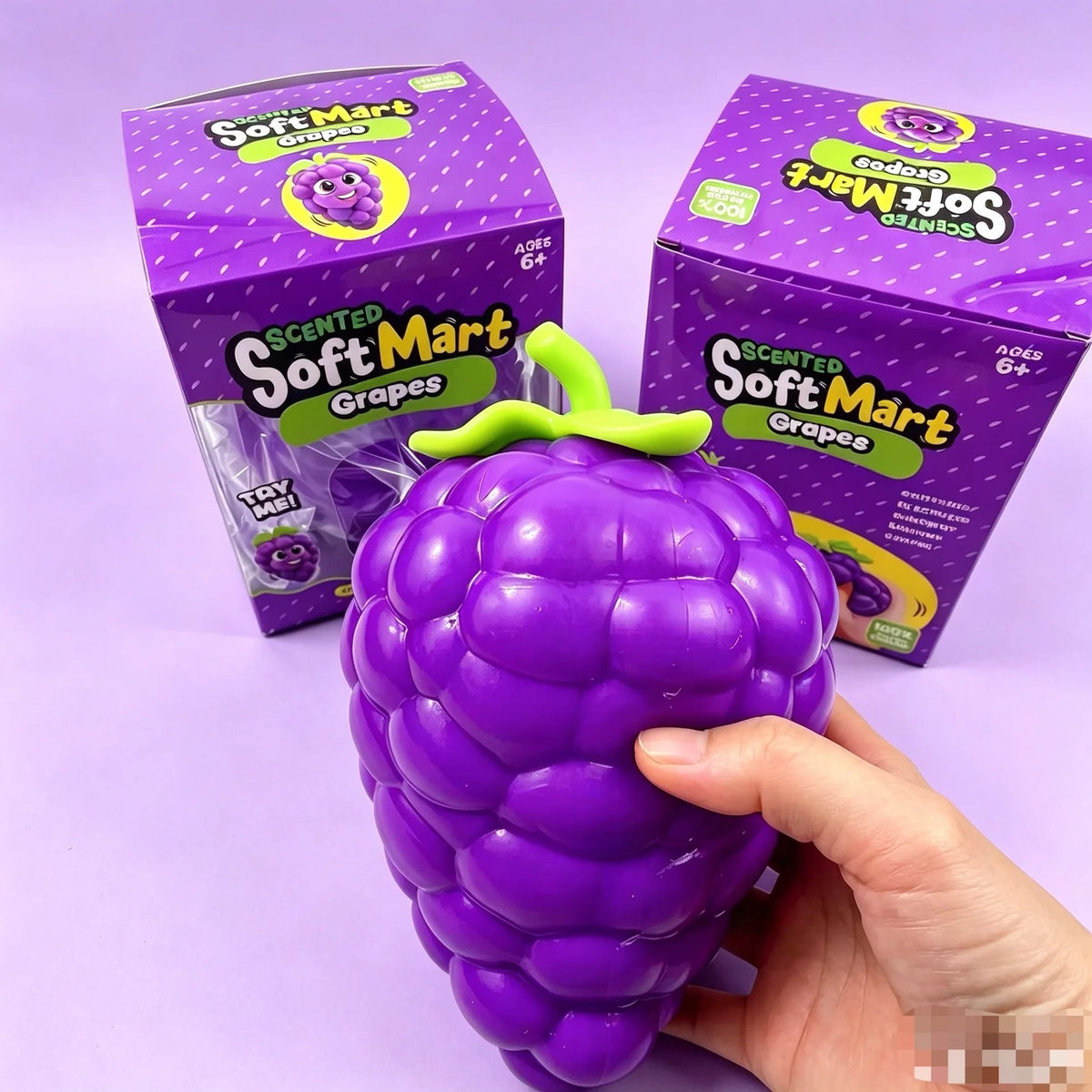 🍇 Jumbo Grape Squishy