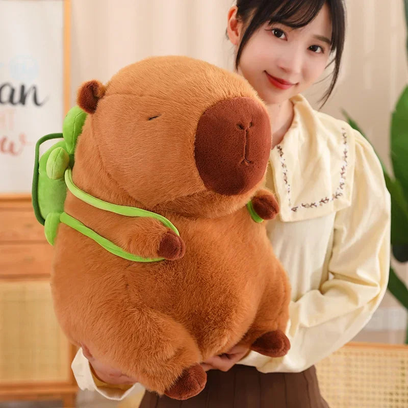 Capybara Plushy with Turtle Backpack 🐢