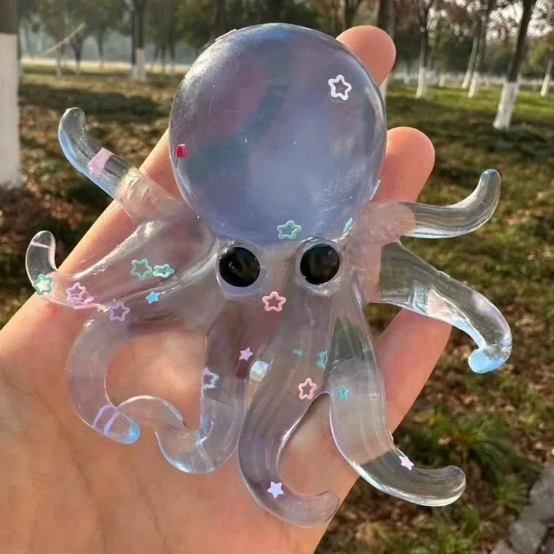 Glitter Octopus Taba Squishy