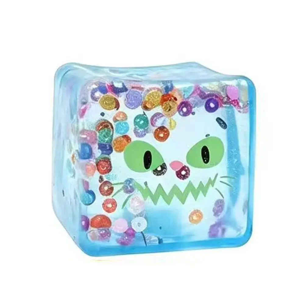 Halloween Squishy Ice Cube Toy | Ghost, Pumpkin & More | Slow Rise Stress Relief🎃