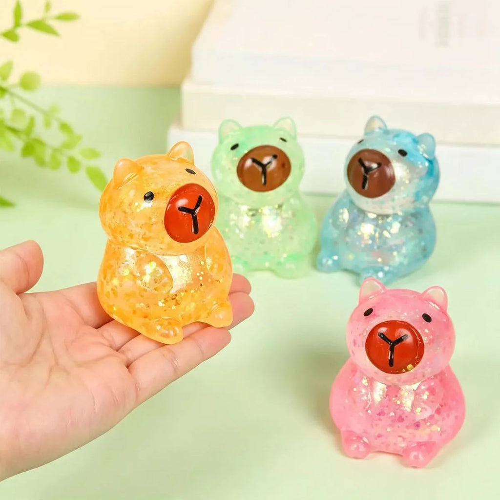 Kawaii Capybara Maltose Squishy Toy — Slow Rising Stress Relief Squeeze