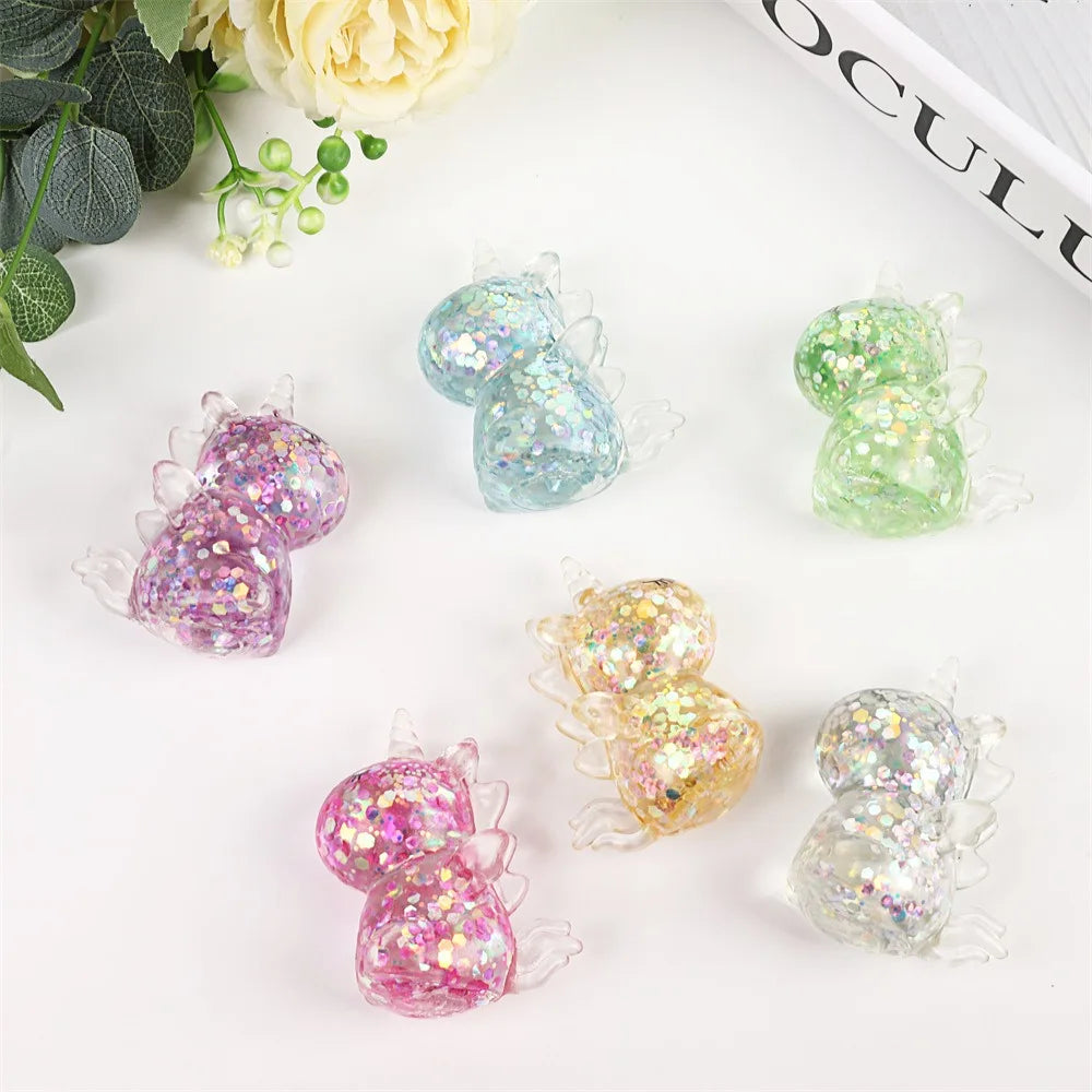 Gold Foil Unicorn Squishy Toy — Soft Malt Sugar Squeeze & Stress Relief