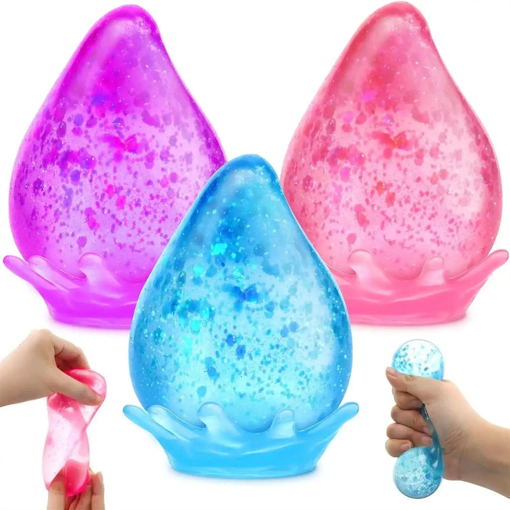 Dream Squishy Drop Stress Balls Fidget Toy Silicone Sensory Toys for Kids Autism, ADHD, Sensory Stress Relief Toys Birthday Gift