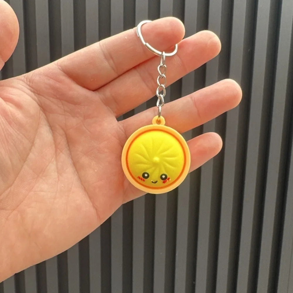 Dumpling Keychain Fidget Clickers (6, 12, 18 or 24 pcs)