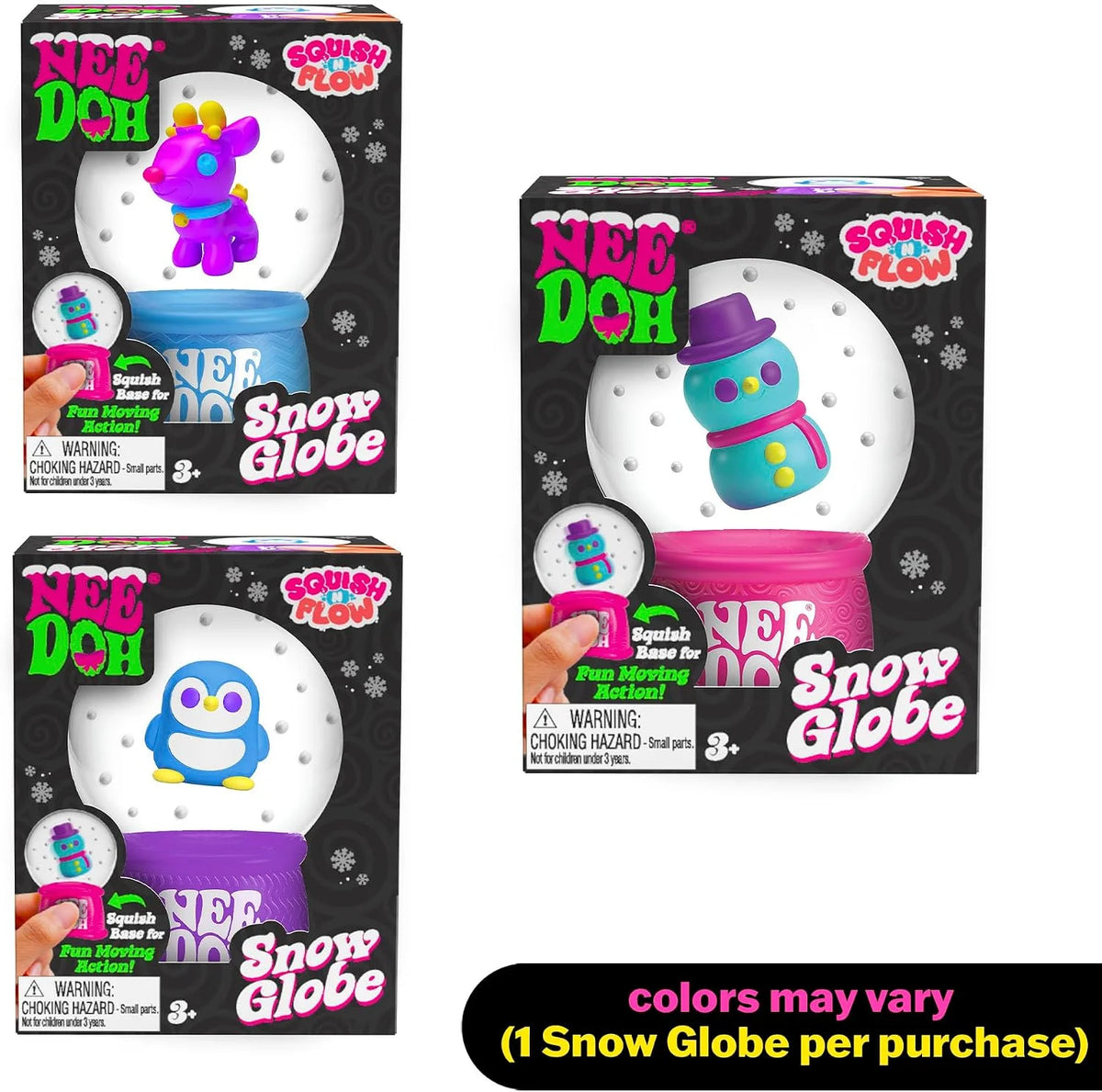 NeeDoh Squish Snow Globe ❄️