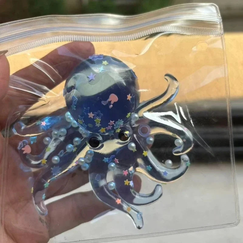 Glitter Octopus Taba Squishy