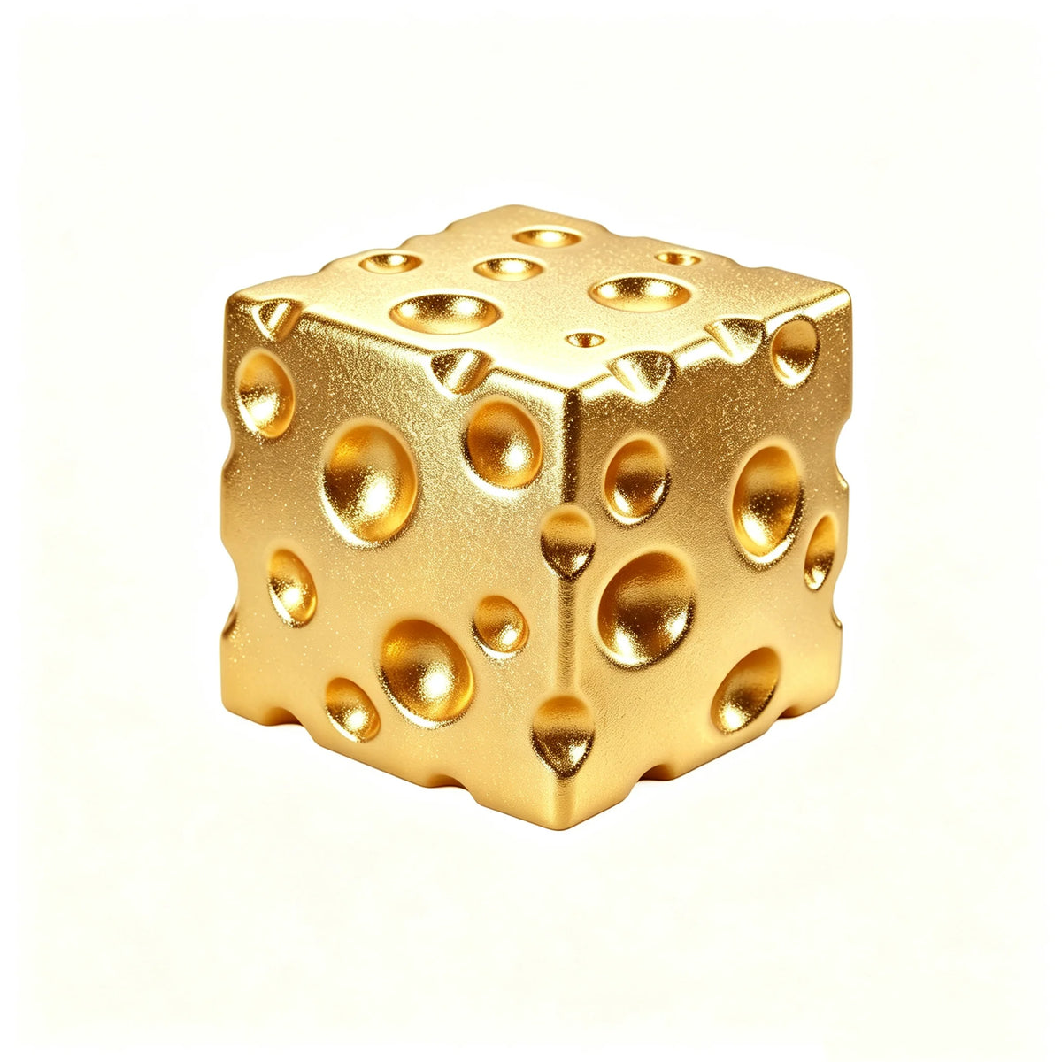 Gold Cheese Slow-Rise Squishy Fidget Toy