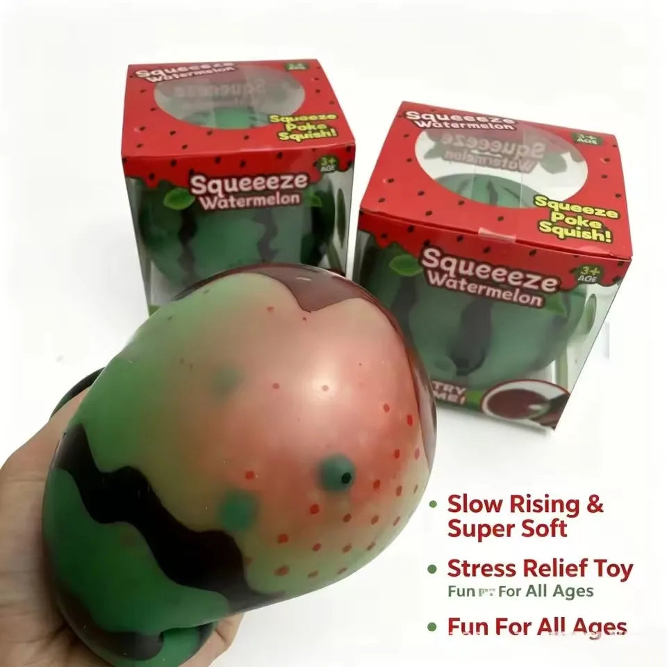 Watermelon Water Bead Squishy | Pop Bead Fidget Stress Ball