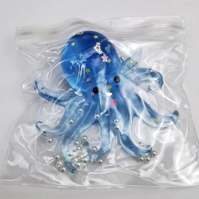 Glitter Octopus Taba Squishy