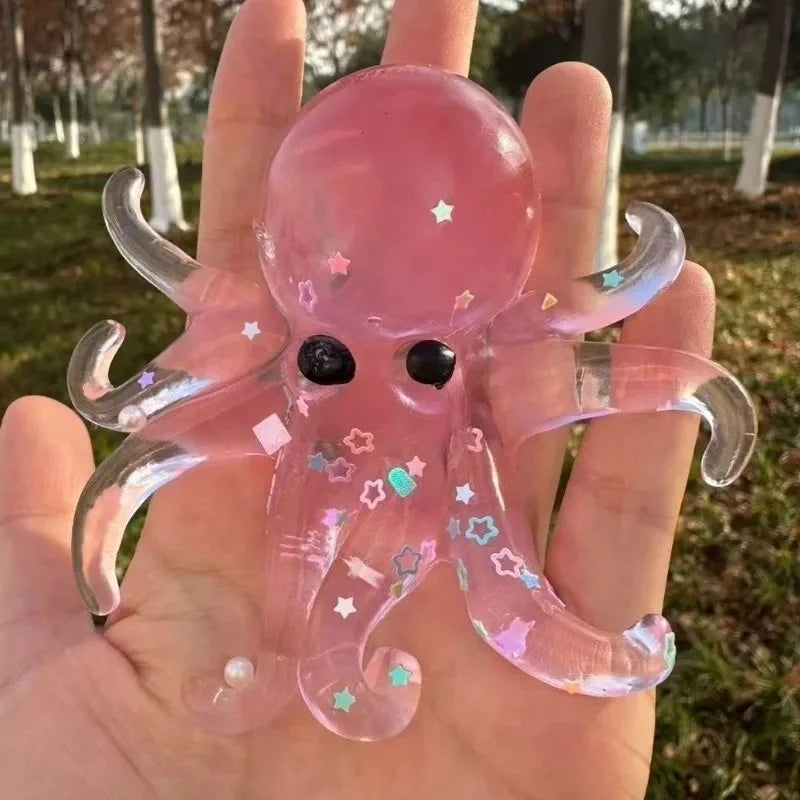 Glitter Octopus Taba Squishy