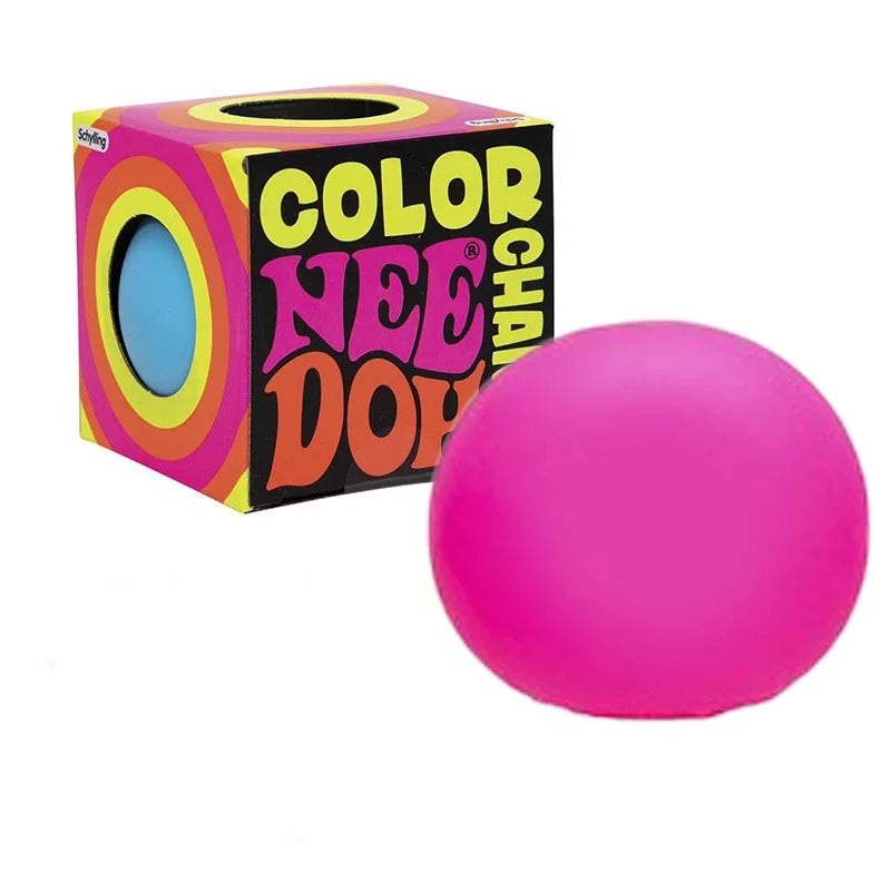 NeeDoh Extrude Color-Change Fidget Squishy | Sensory Stress Ball