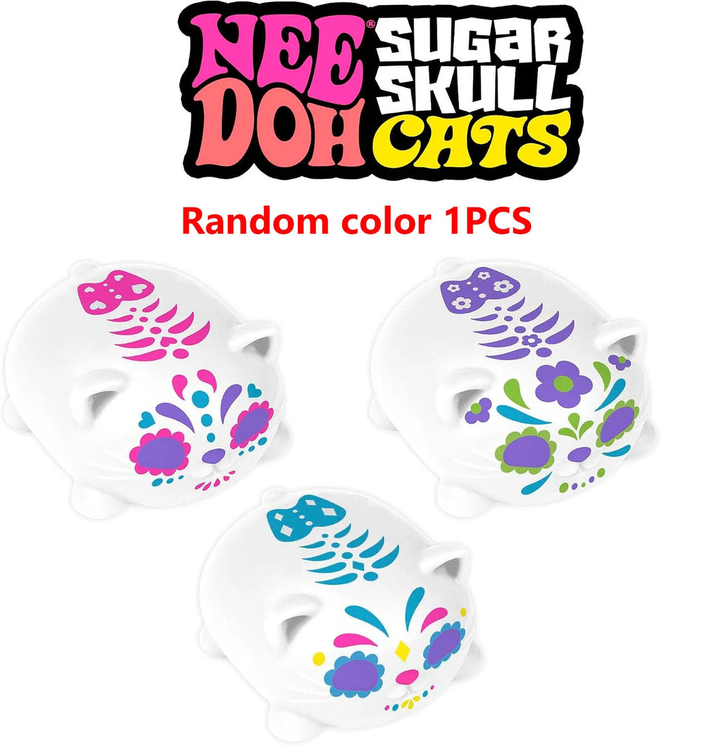 NeeDoh Sugar Skull Cats Squishy