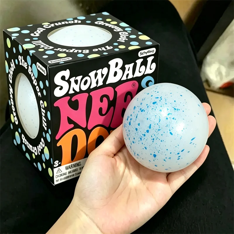NeeDoh Snow Ball Squeeze Toy 🌨️