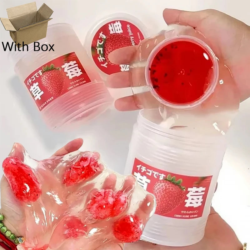 Fruit Juice Scented Clear Slime