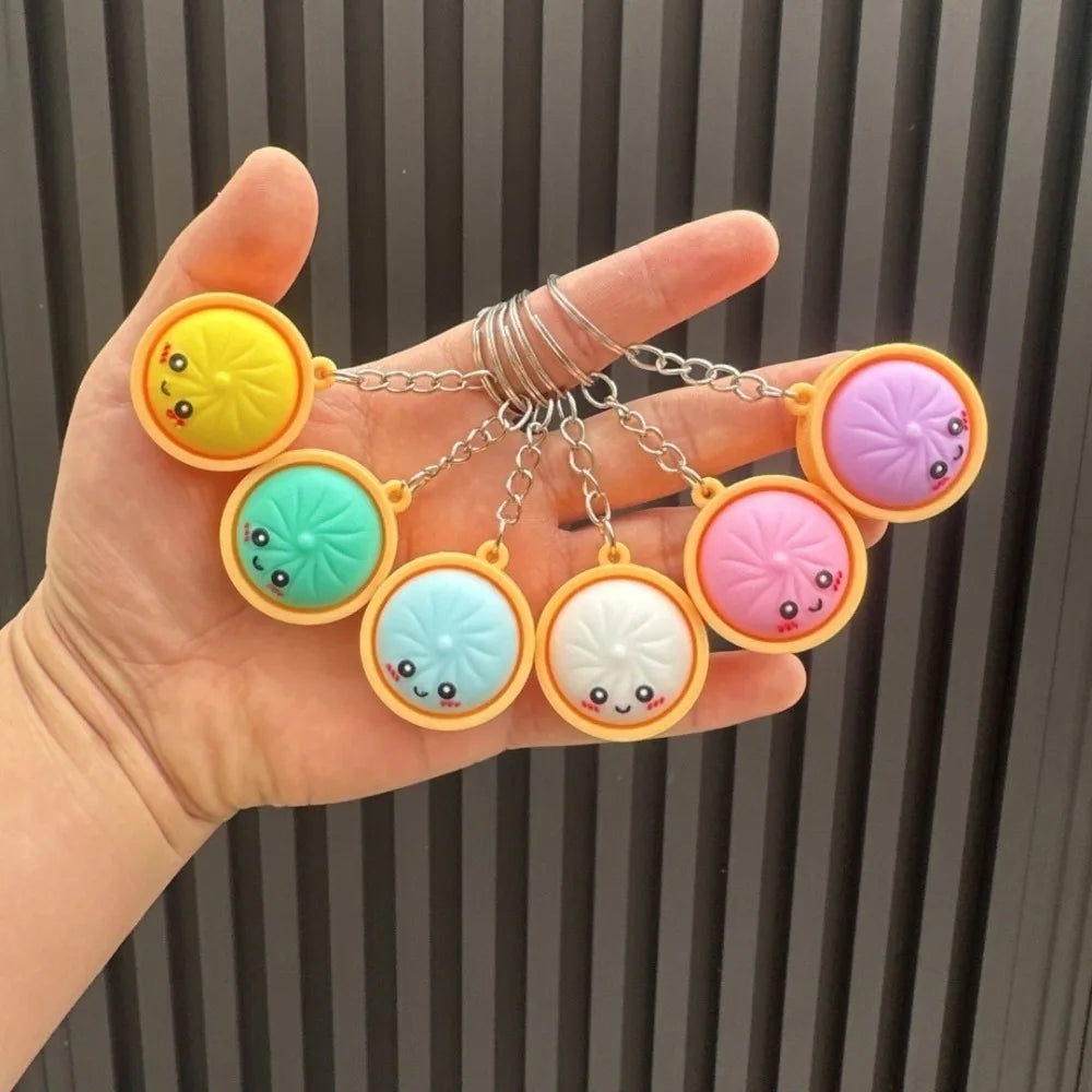 Dumpling Keychain Fidget Clickers (6, 12, 18 or 24 pcs)