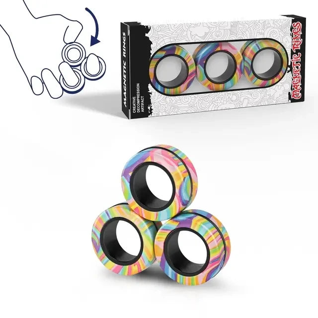Magnetic Fidget Spinner Rings