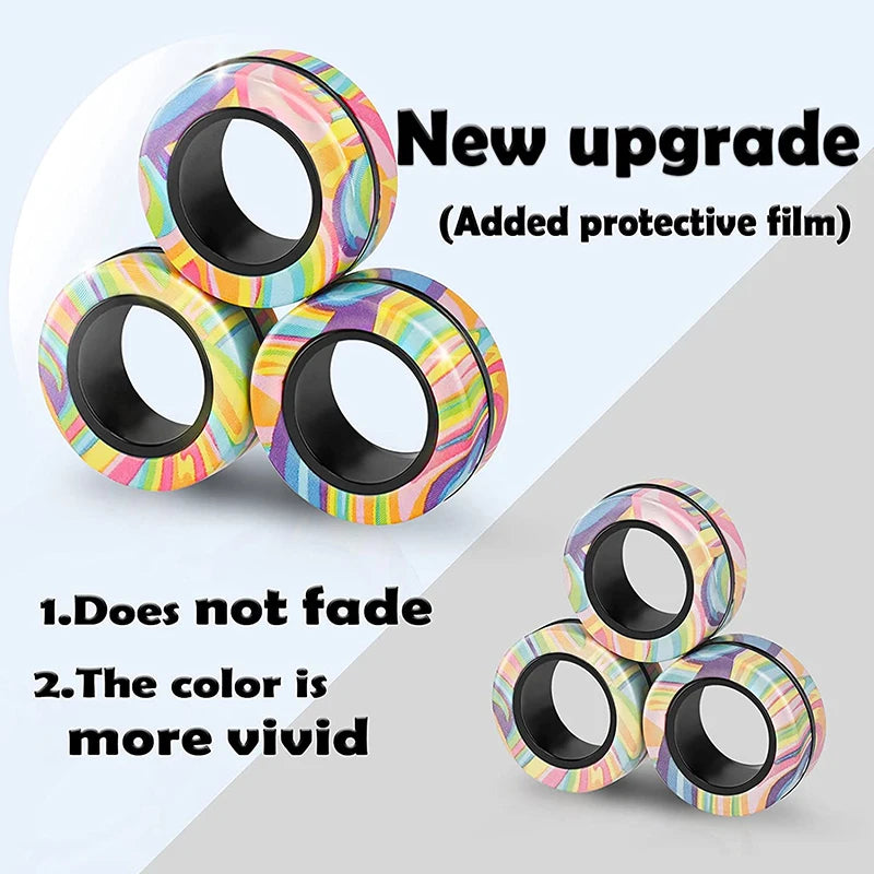 Magnetic Fidget Spinner Rings