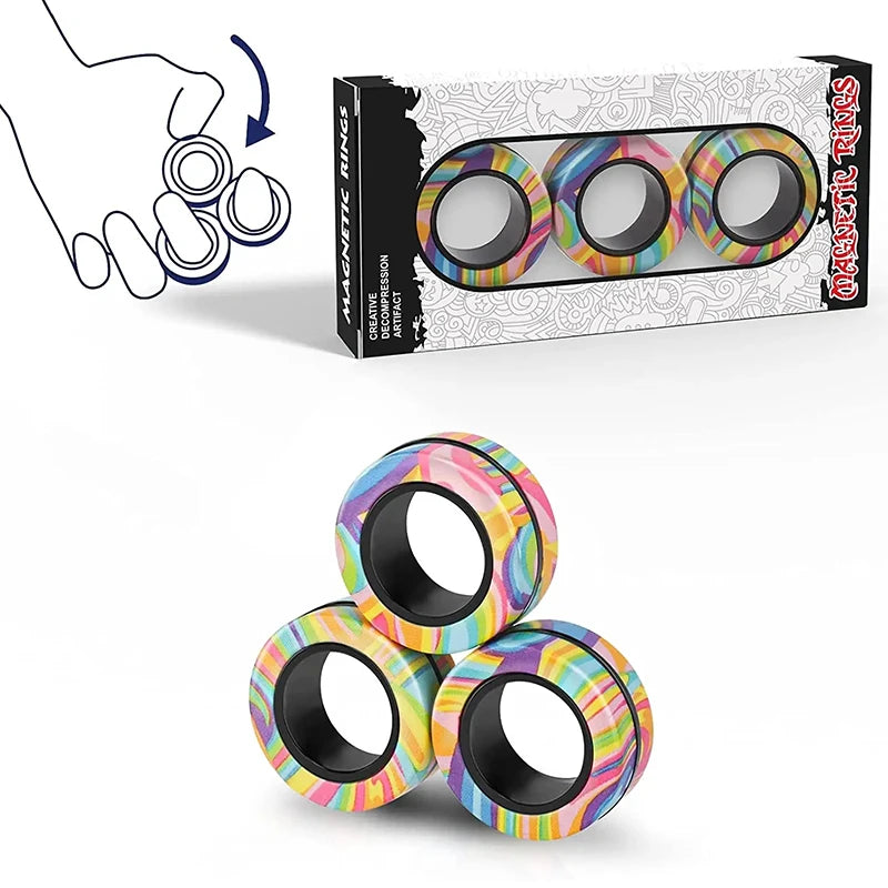 Magnetic Fidget Spinner Rings