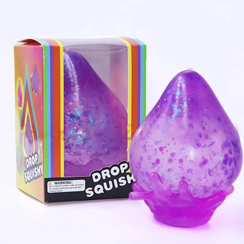 Schylling NeeDoh Dream Drop Raindrop Squishy Sensory Toy — Slow-Rise Anxiety Relief