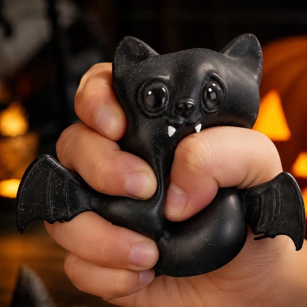 Halloween Bat & Ghost Squeeze Toy | Musical Maltose Squishy | Decompression Gift Box Set 🦇👻